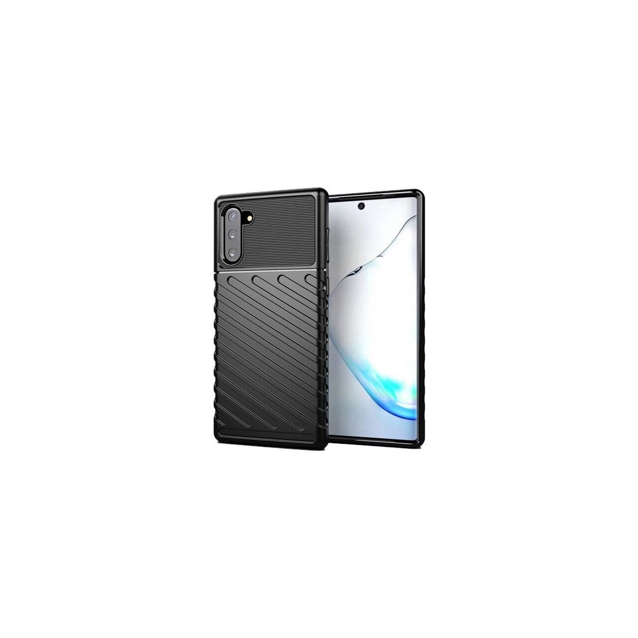 Husa Samsung Galaxy Note 10 - iberry Thunder TPU Flexibil Negru