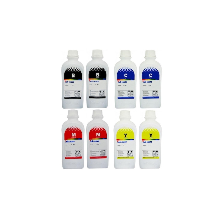 Pachet flacon refill cerneala Ink-Mate 8000ml C2P19AE (934) negru x2 C2P20AE (935) cyan x2 C2P21AE (935) magenta x2 C2P22AE (935) galben x2 compatibil HP