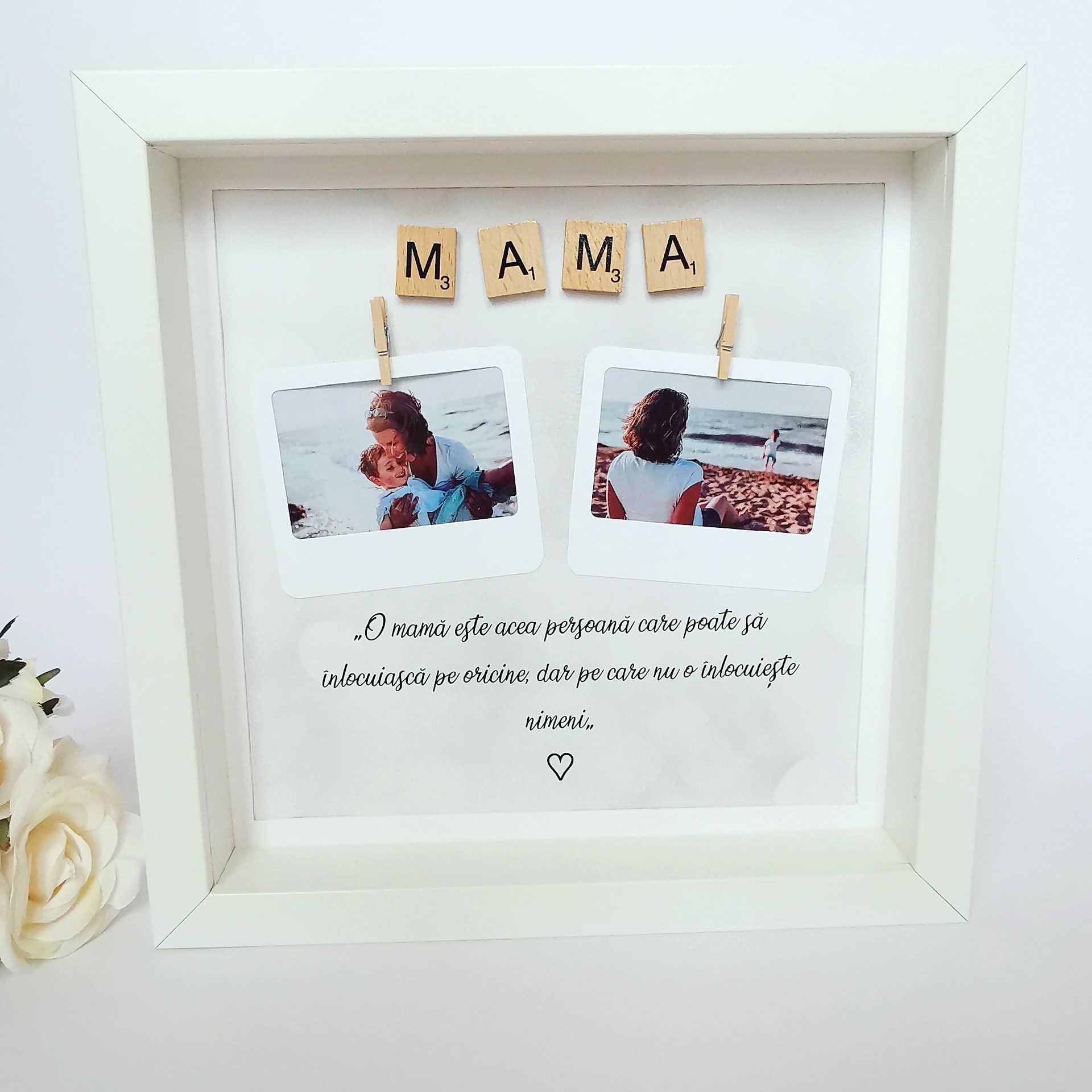 lightly dividend impression Rama foto personalizabila pentru mama, Cadou ziua mamei, 8 Martie, Ziua  femeii, Njoy Store, 25 cm x 25 cm - eMAG.ro