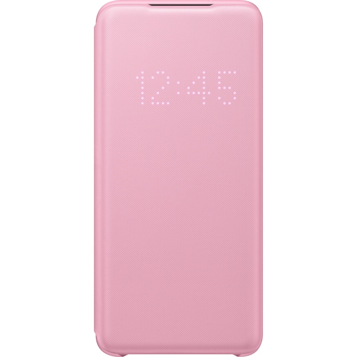Samsung LED View Cover Védőtok Galaxy S20 mobiltelefonhoz, Rózsaszín