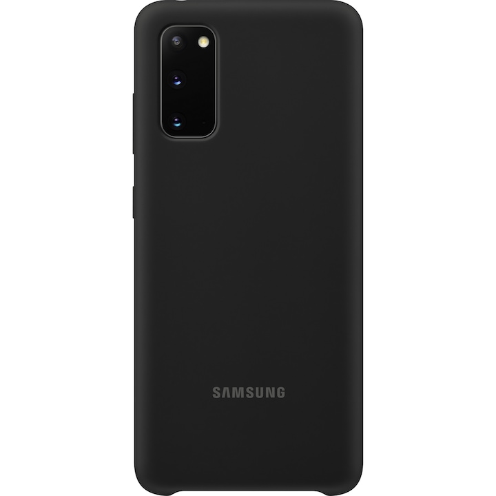 Предпазен калъф Samsung Silicone Cover за Galaxy S20, Black