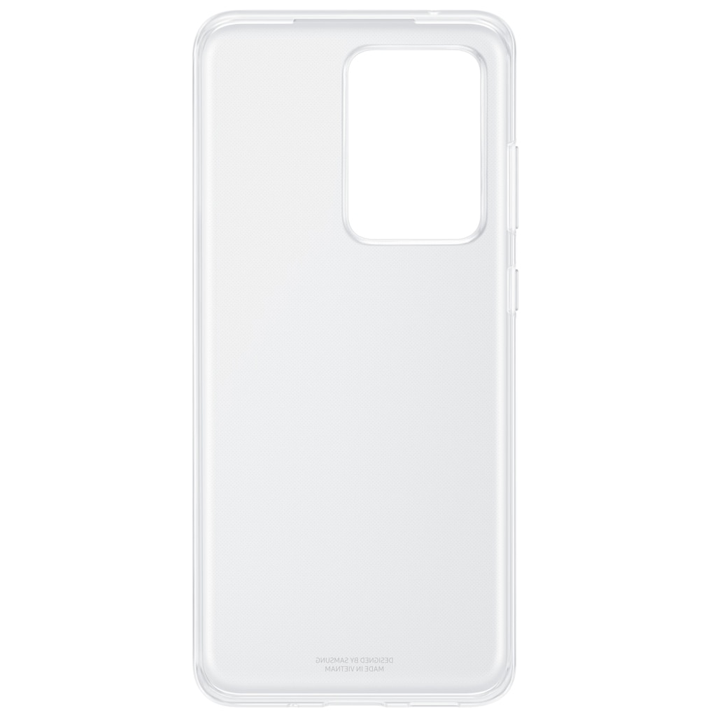 Husa de protectie Samsung Clear Cover pentru Galaxy S20 Ultra, Transparent