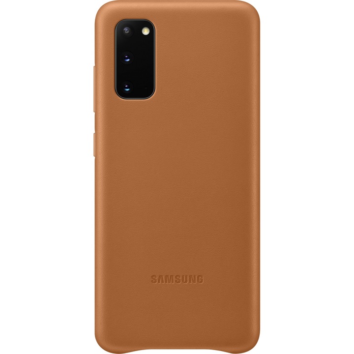 Защитен калъф Samsung Leather Cover за Galaxy S20, Brown