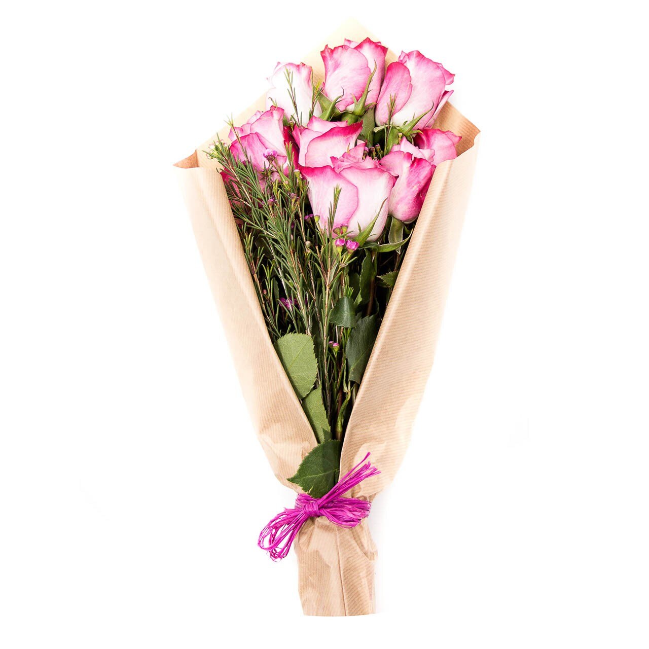 Buchet trandafiri roz pal