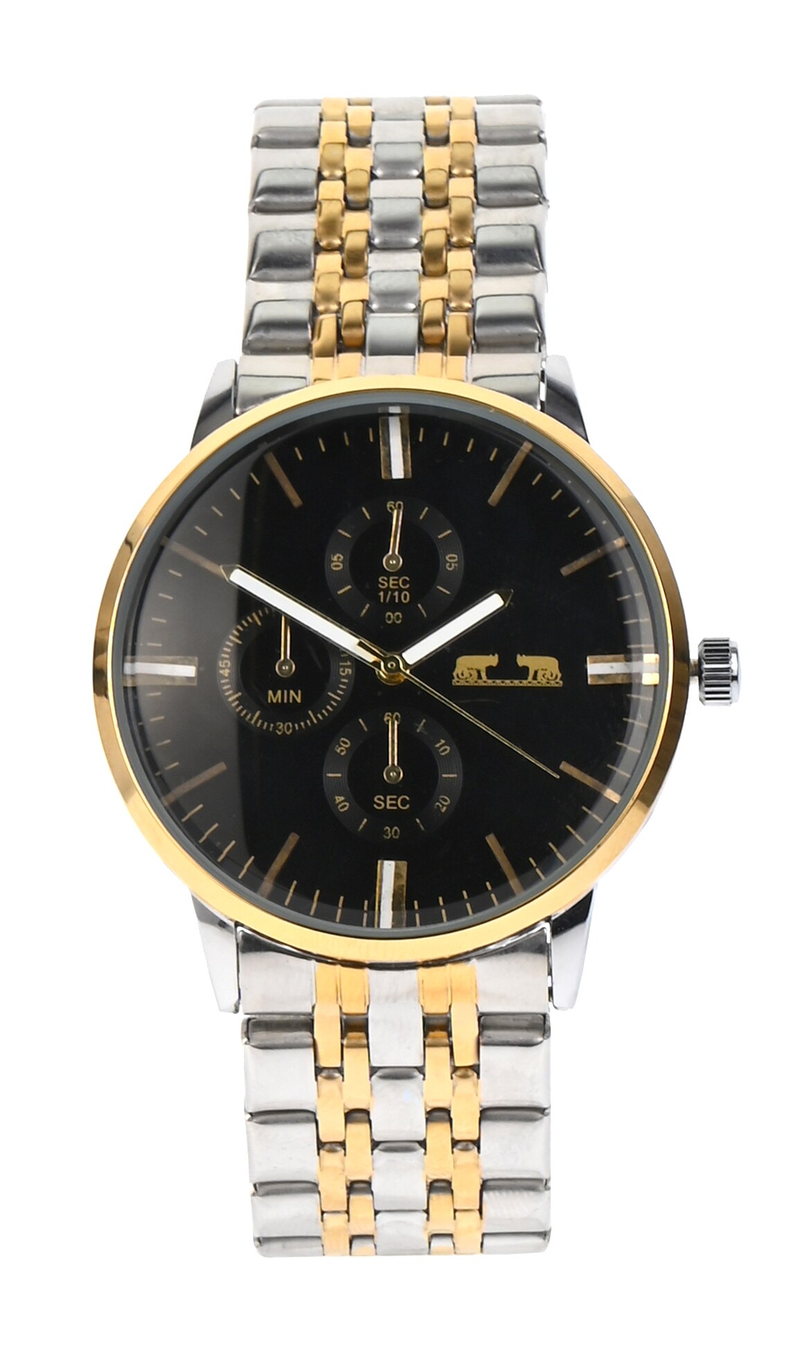 Ceas de mana barbati elegant, Argintiu/Auriu Matteo Ferari - MF170CBSILVERGOLDN