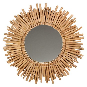 Oglinda BigBuy, 77x6x77, Crem Oglinda BigBuy, 77x6x77, Crem