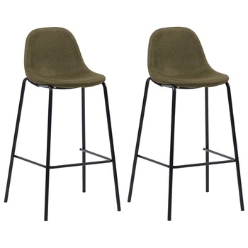 Set de 2 scaune de bar, vidaXL, 51 x 49 x 99 cm, Maro