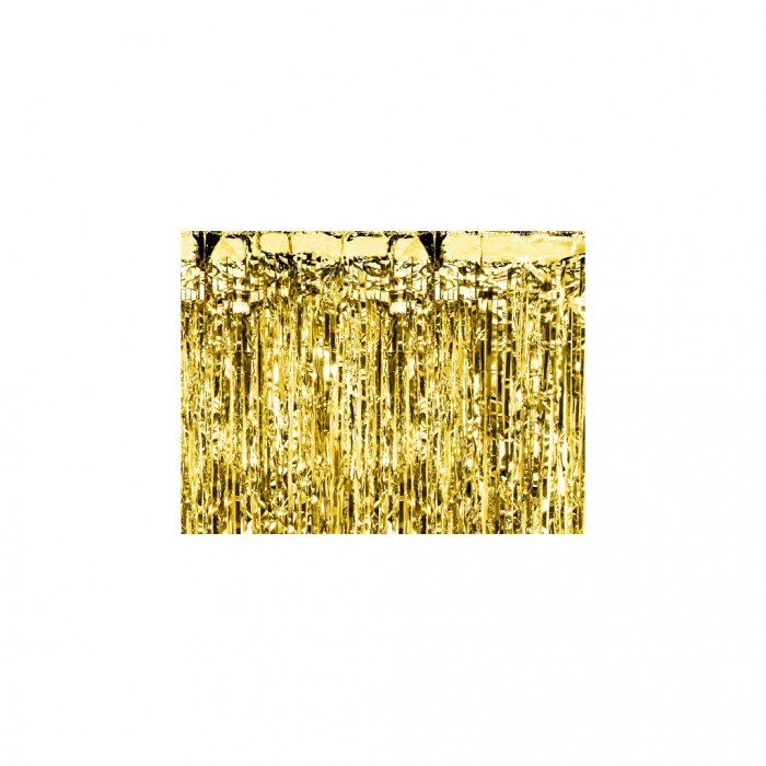 Perdea din beteala 0.9 x 2.5 m, Auriu