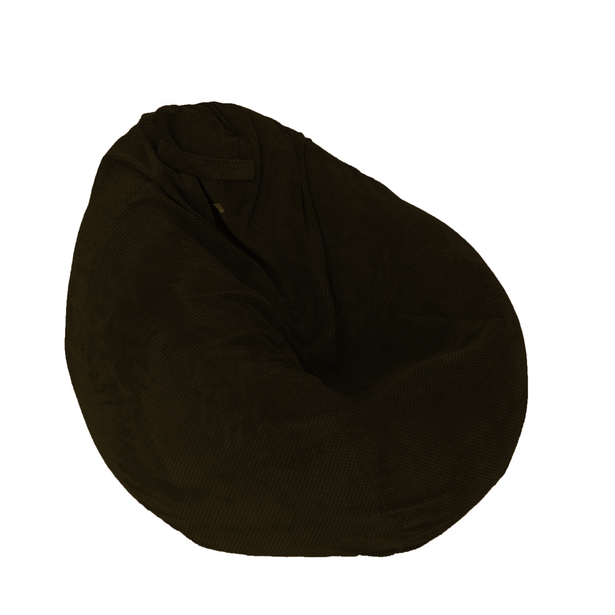 Fotoliu Pufrelax Nirvana Grande - Brown Muffin (Gama Diamond) cu husa detasabila textila, umplut cu perle polistiren