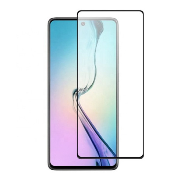 Pachet Husa transparenta + Folie sticla full glue compatibil cu Samsung Galaxy A51