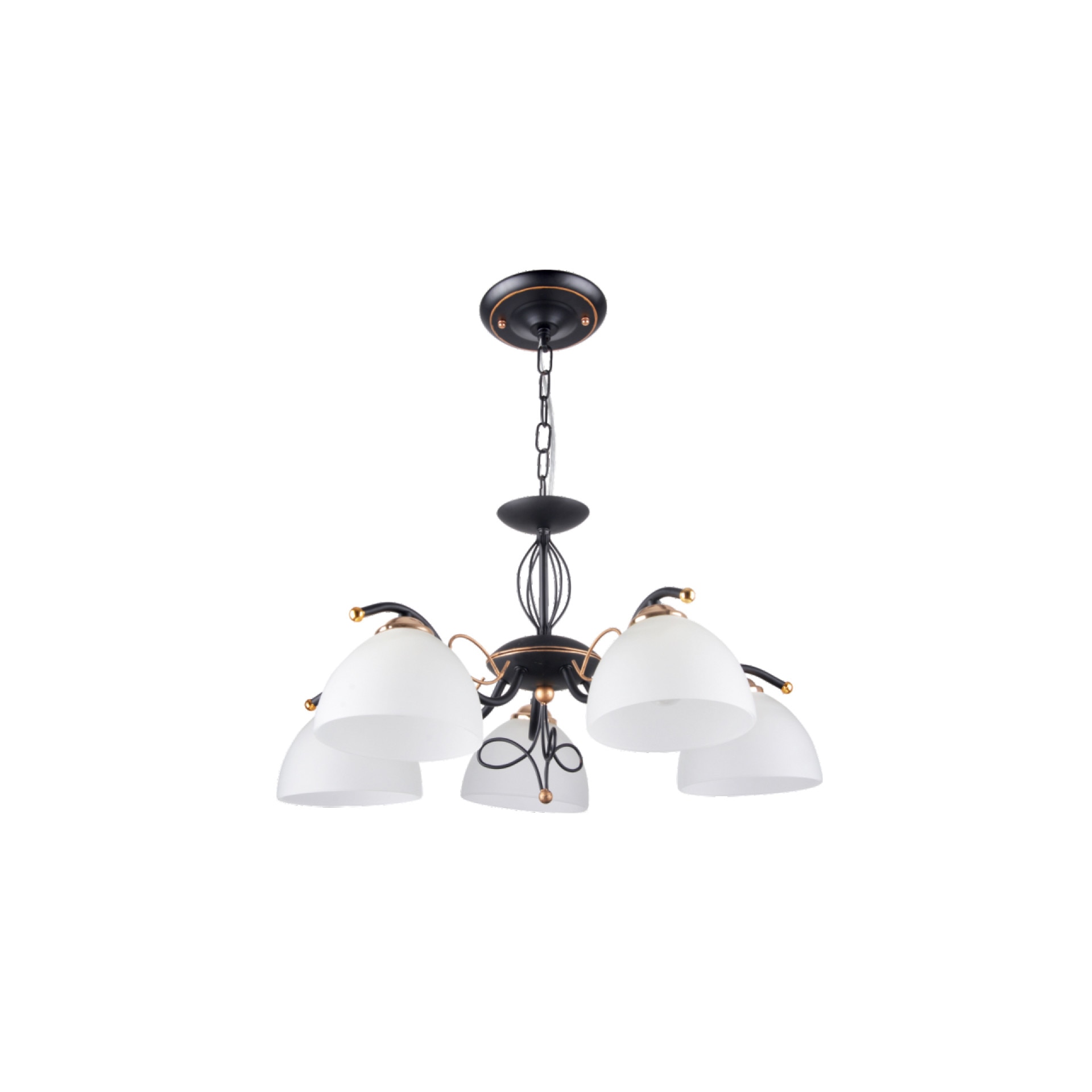 Lustra, neagra, 5xE27, max 60W, IP 44