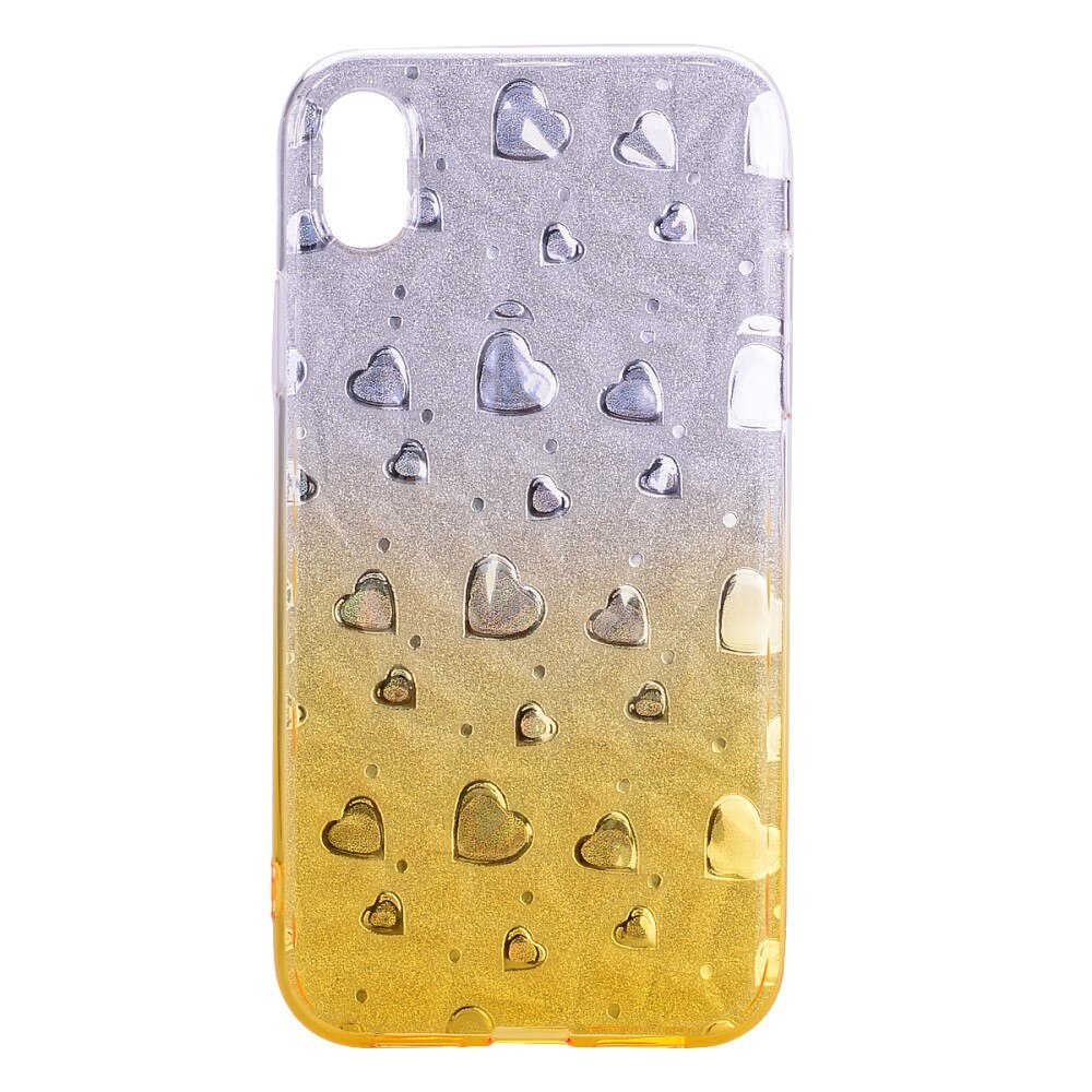 Husa Iphone Xs Max silicon 3d degrade Gold