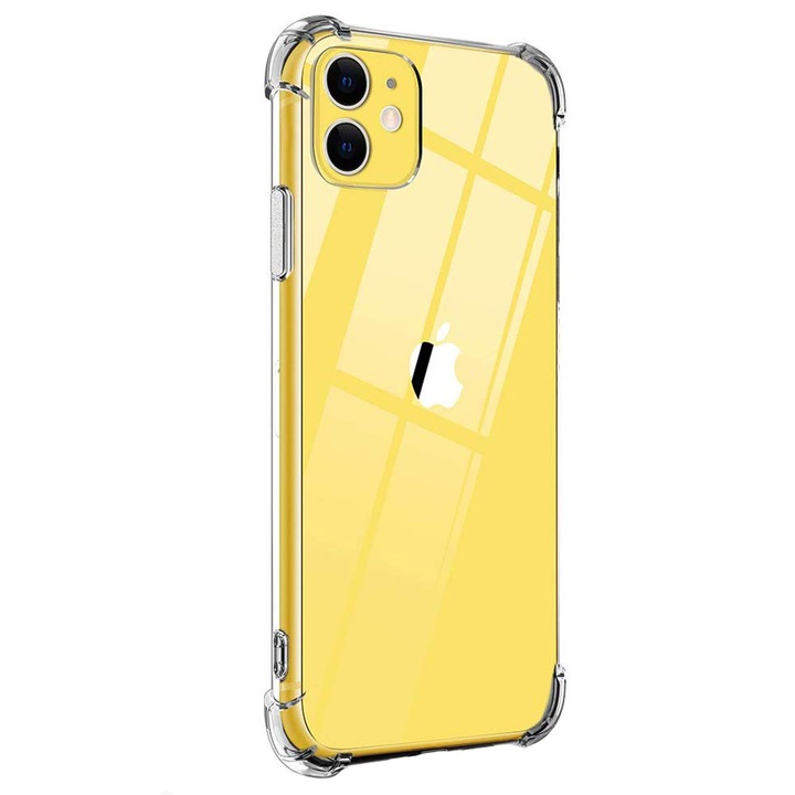Husa compatibila cu Apple iPhone 11 TPU Antishock Transparenta