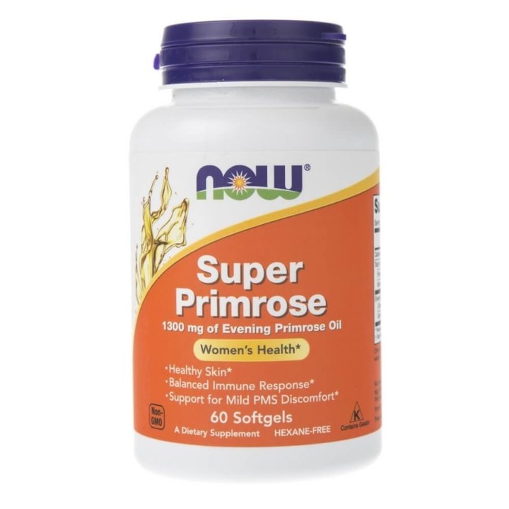 Now Foods Super Primrose 1300 mg 60 kapszula