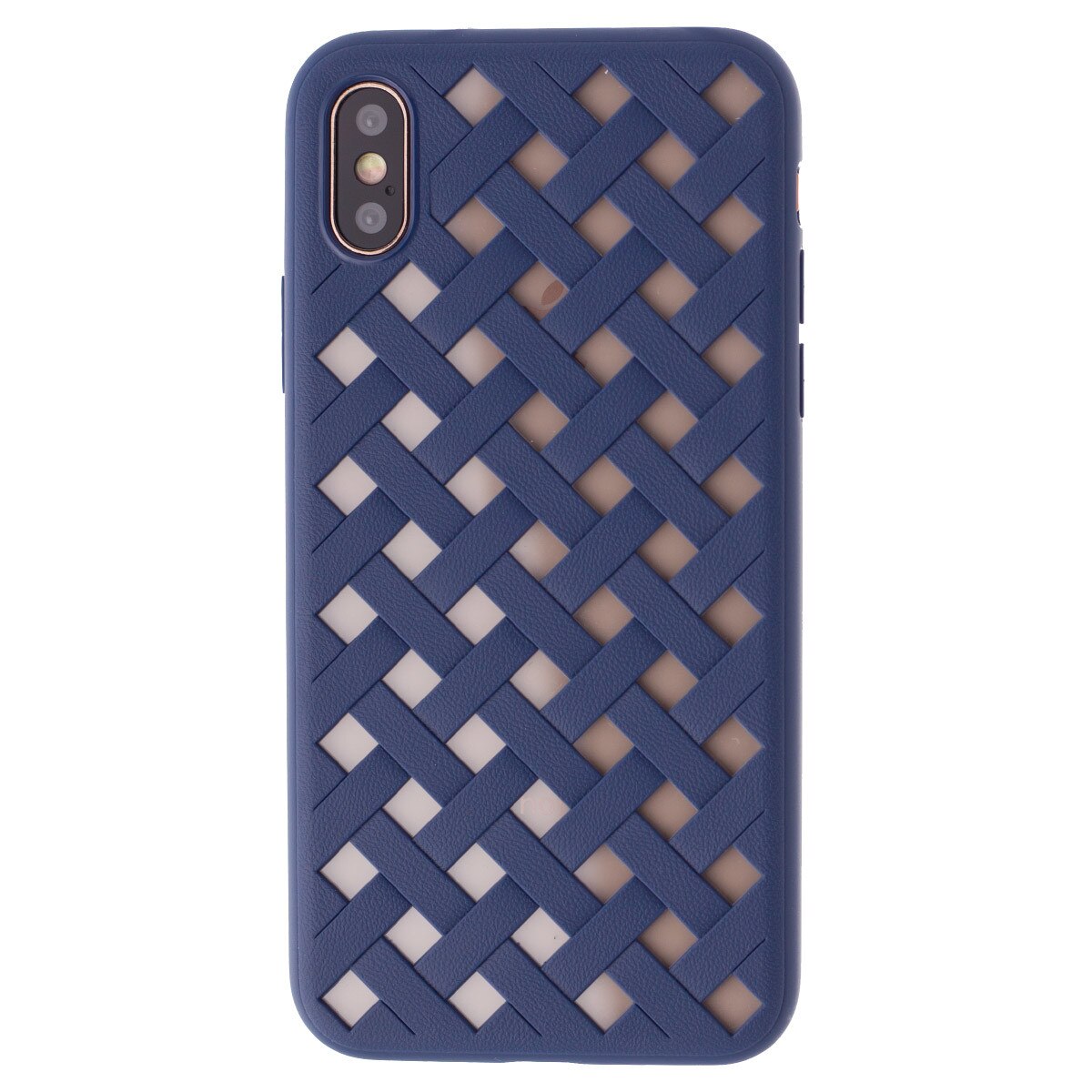 Husa hard iPhone X Baseus Paper-Cut Albastra