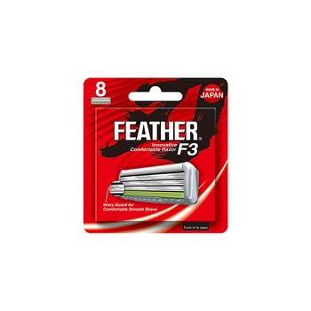 Rezerve lame de barbierit 8 bucati Feather F3 Rezerve lame de barbierit 8 bucati Feather F3
