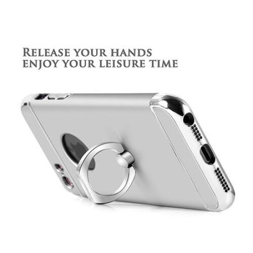 Husa Apple iPhone 6/6S, MyStyle 3in1 Ring Silver