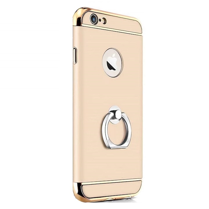 Калъфът за Apple iPhone 6 Plus / 6S Plus предлага защита 3в1 Ring Gold