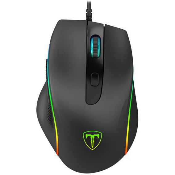 Mouse gaming T-Dagger Recruit 2, Iluminare RGB, Negru
