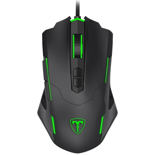 Mouse gaming T-Dagger Brigadier, Iluminare RGB, Negru