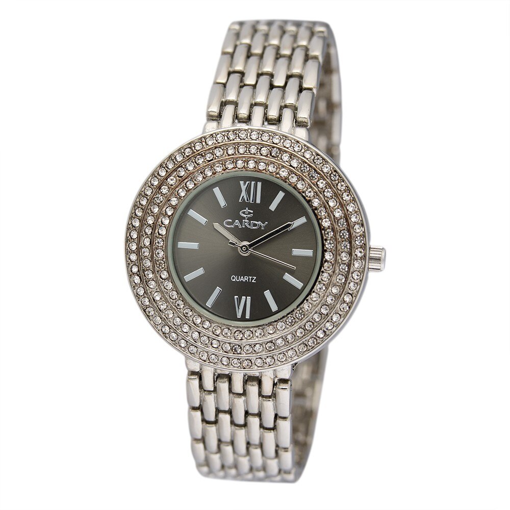 Ceas de dama, CARDY,Analog, Casual, Aliaj 8 mm, Argintiu