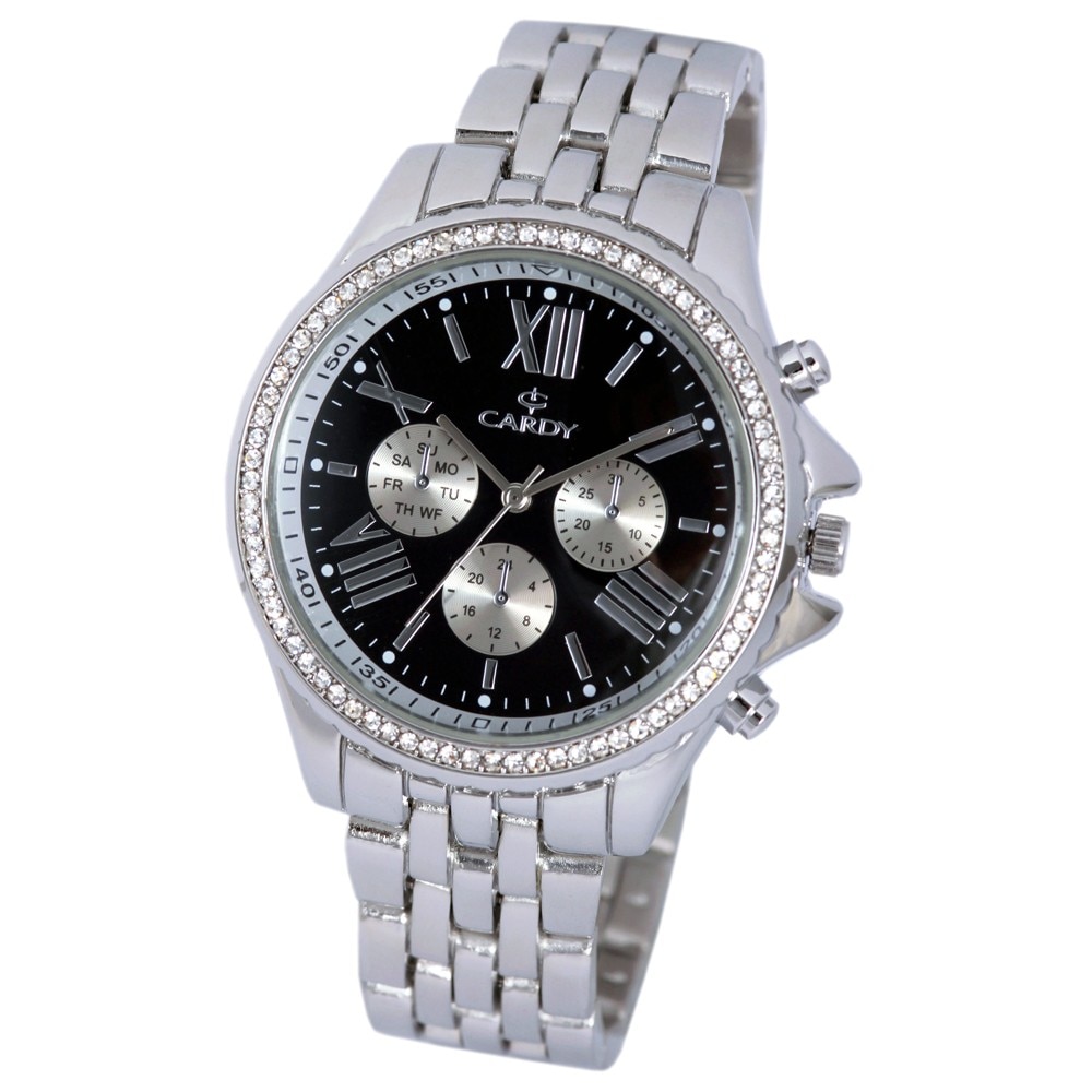 Ceas de dama, CARDY,Analog, Casual, Aliaj 12 mm, Argintiu