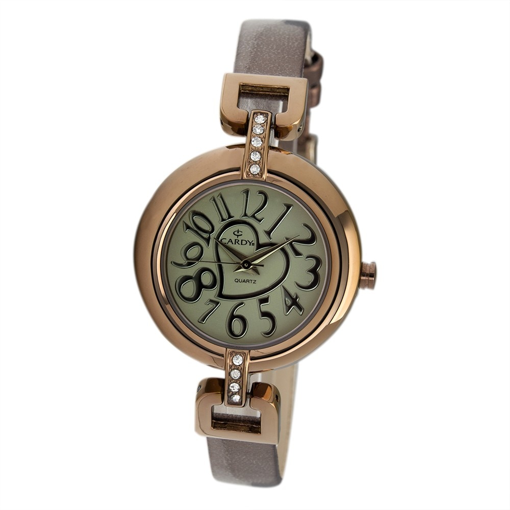 Ceas de dama, CARDY,Analog, Casual, Aliaj 8 mm, Maro