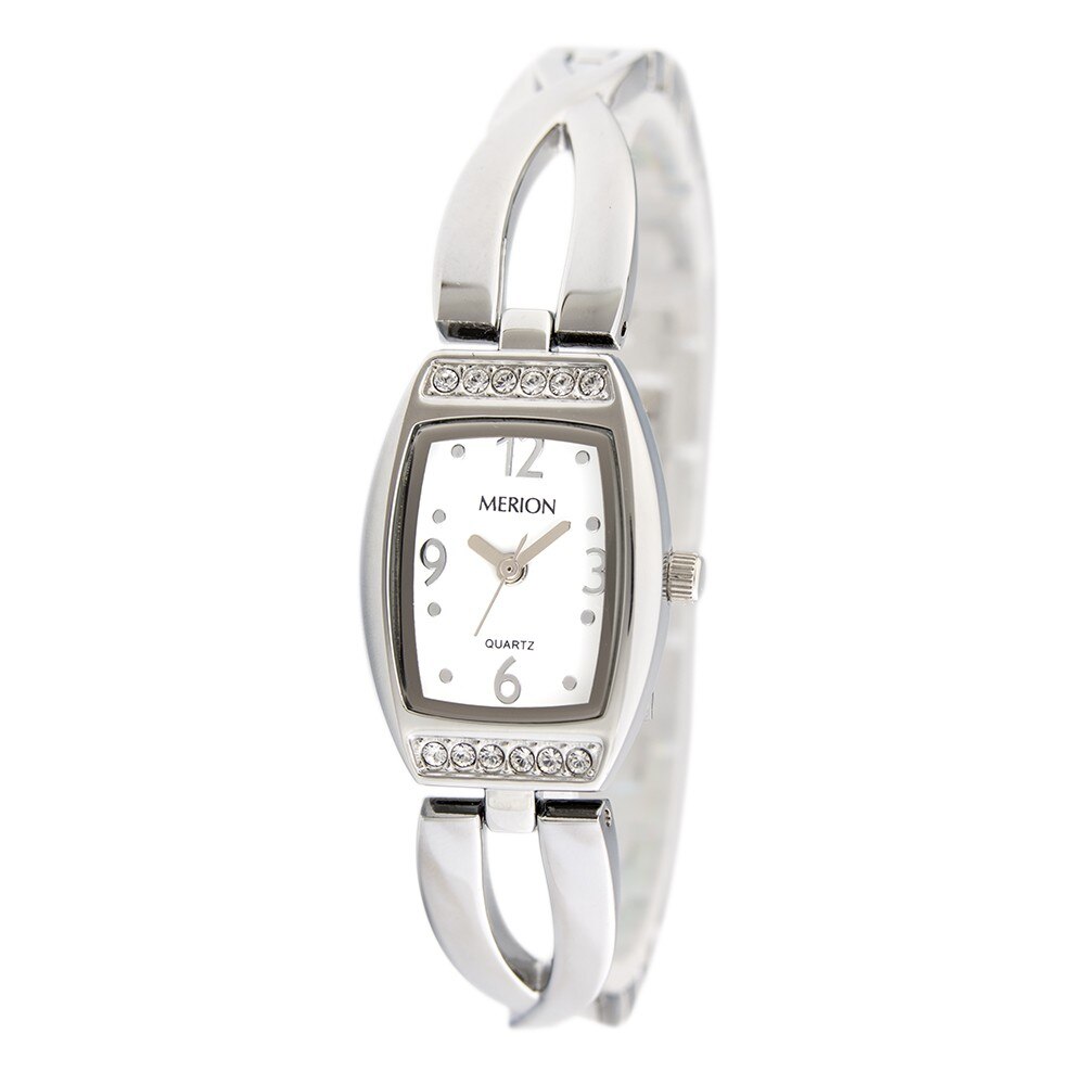 Ceas de dama, MERION,Analog, Elegant, Metal 9 mm, Argintiu