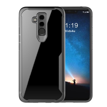 Husa din silicon + policarbonat transparent, protectie 360, Huawei Mate 20 Lite - CaseMe Army, Negru Husa din silicon + policarbonat transparent, protectie 360, Huawei Mate 20 Lite - CaseMe Army, Negru