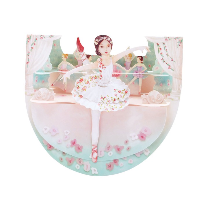 Felicitare 3D Santoro Popnrock - Ballet