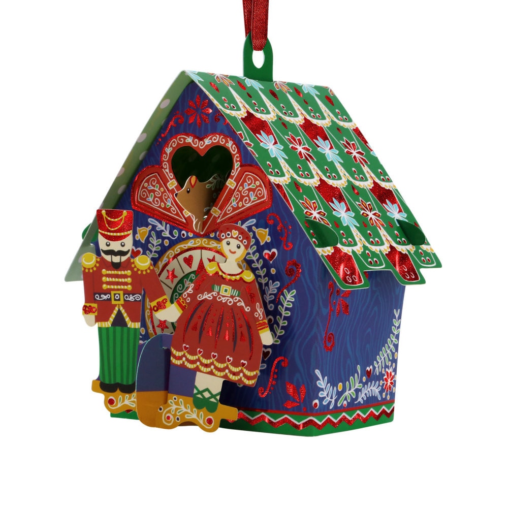 Felicitare 3D Santoro Baubles - Cuckoo Clock