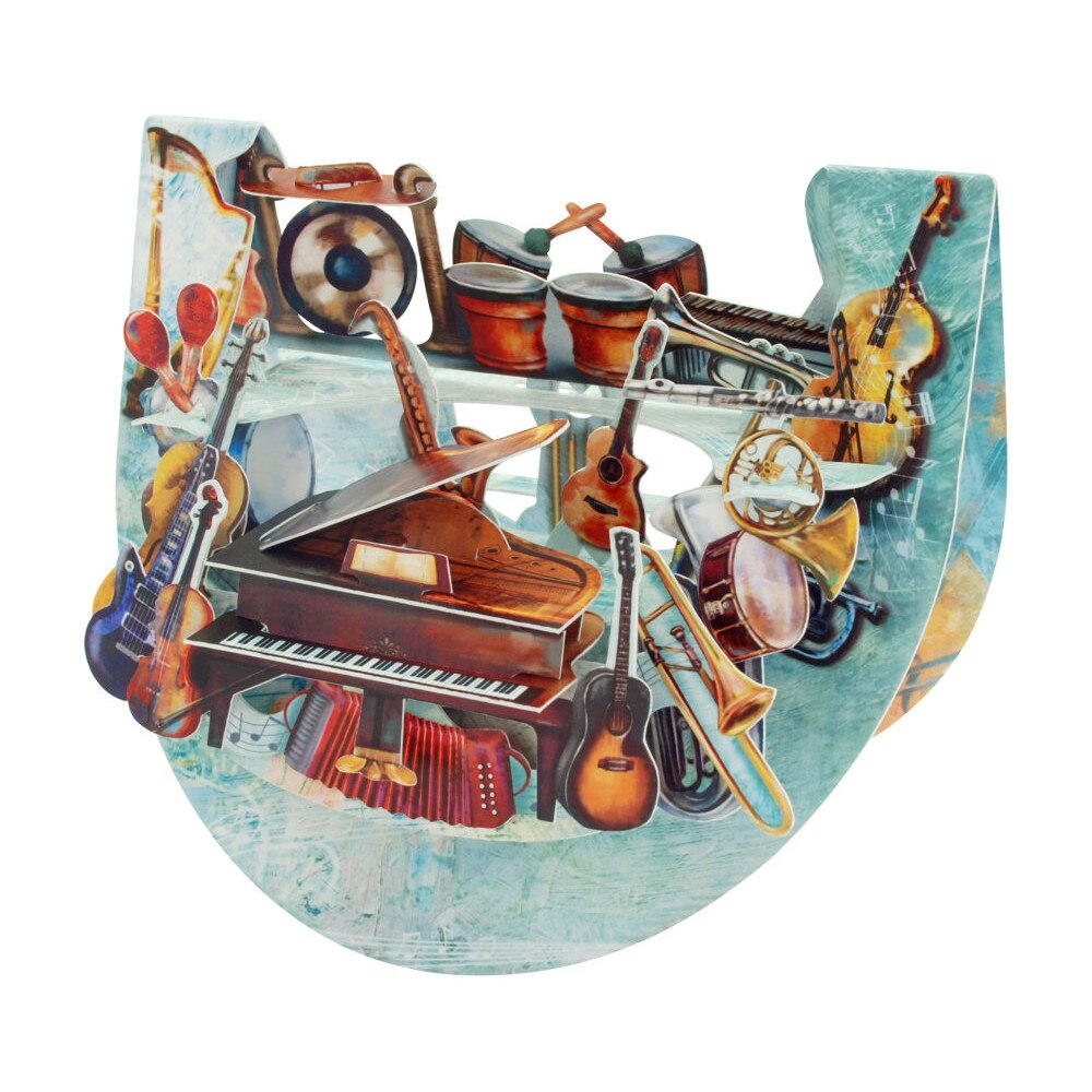 Felicitare 3D Santoro Popnrock - Music