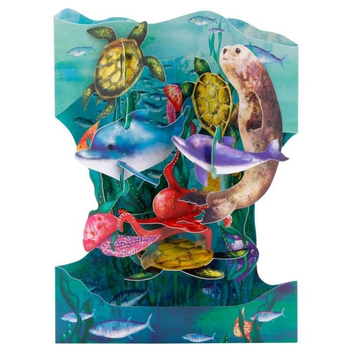 Felicitare 3D Santoro Swing Cards - Underwater World