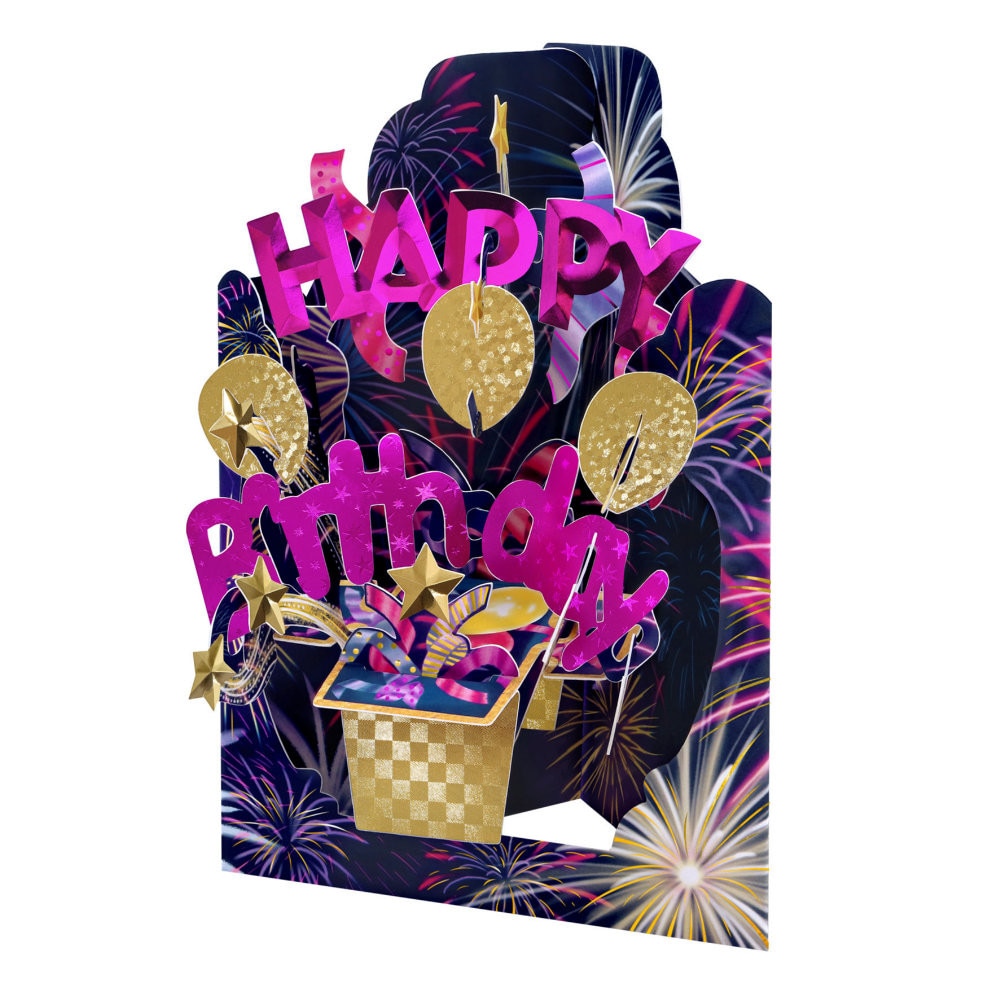 Felicitare 3D Santoro Swing Cards Speciala - Happy Birthday