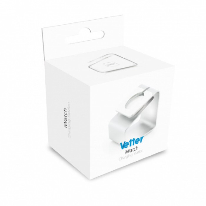 Suport Apple Watch 38mm, 42mm Charging Station, Argintiu