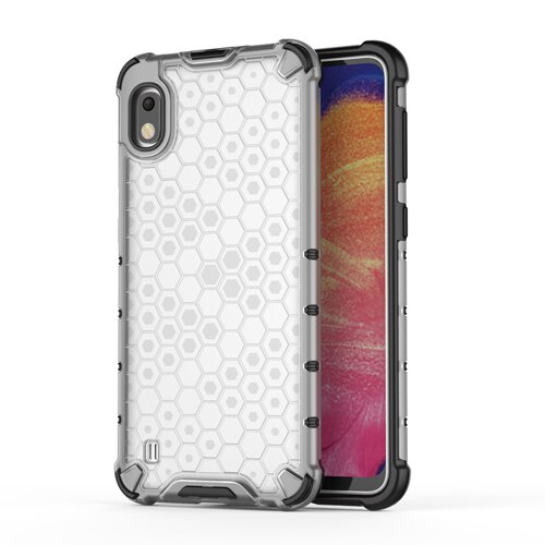 Husa Honeycomb Case armor TPU Bumper pentru Samsung Galaxy A10 transparent
