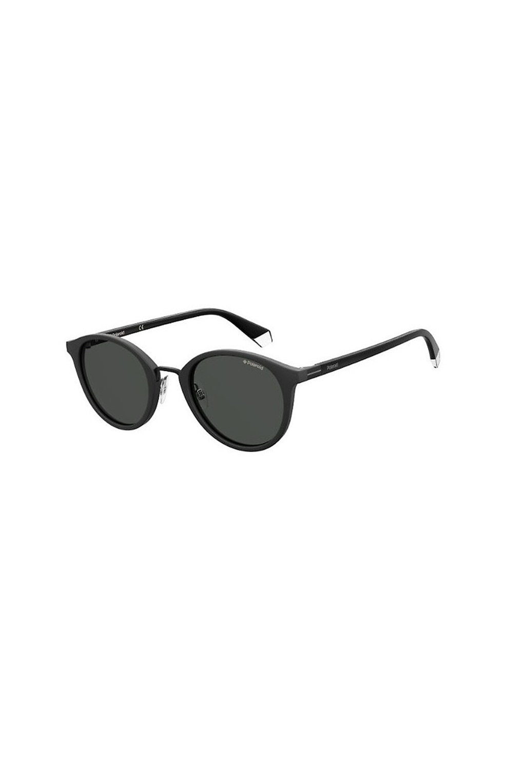 Polaroid, Ochelari de soare pantos, cu lentile polarizate, Negru, 50-24-145 Standard