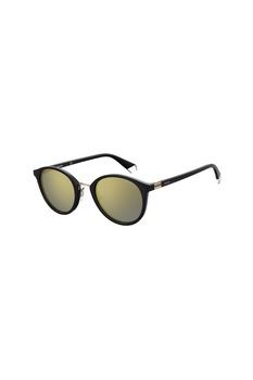 Polaroid, Ochelari de soare pantos cu lentile polarizate, Negru, 50-24-145 Standard Polaroid, Ochelari de soare pantos cu lentile polarizate, Negru, 50-24-145 Standard