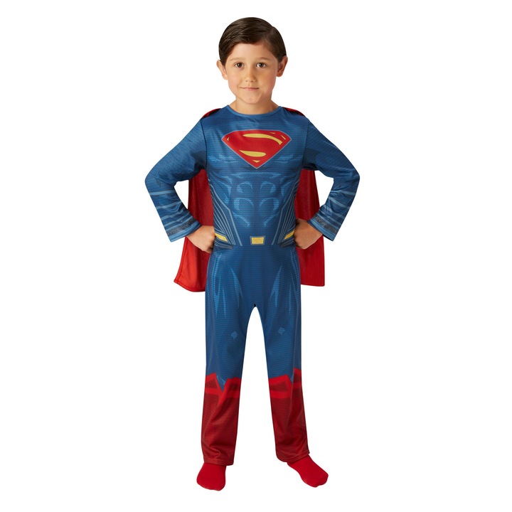 Costum Superman copii(cu licenta) L, 7-8 ani, 128 cm