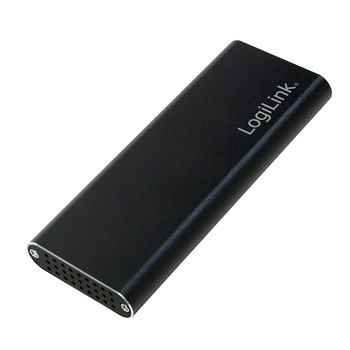 Rack extern pentru ssd M.2, Logilink, interfata M.2, interfata PC: USB 3.2, negru, aluminiu, UA0314 Rack extern pentru ssd M.2, Logilink, interfata M.2, interfata PC: USB 3.2, negru, aluminiu, UA0314