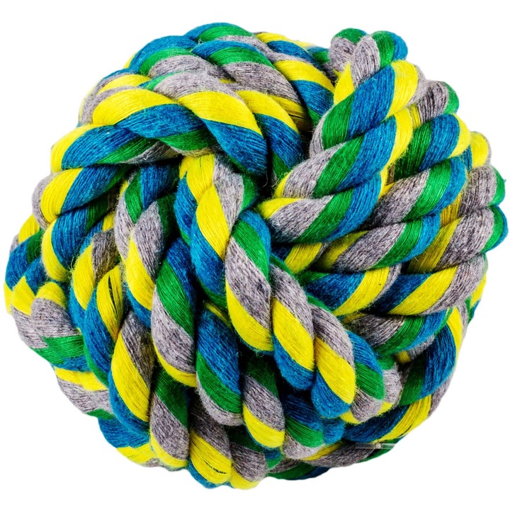 Játék kutyáknak, Zola®, fonott labda, 8cm