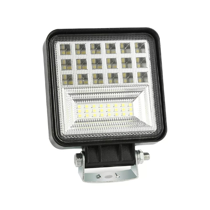 Proiector led Off Road 126W Suv, ATV, Tractor, Jeep unghi lumina Combo 60° si 30°
