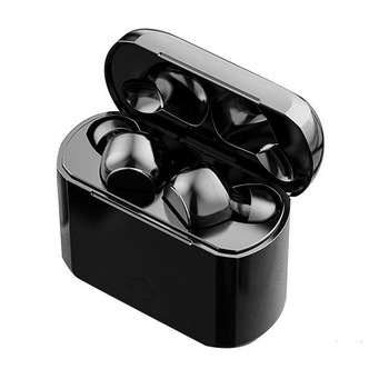 Casti Wireless TWS A12, amprenta pentru acceptare apeluri, microfon pentru telefon incorporat, super bass, Negru Casti Wireless TWS A12, amprenta pentru acceptare apeluri, microfon pentru telefon incorporat, super bass, Negru