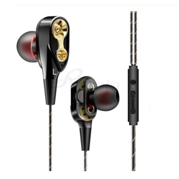 Casti cu fir Techstar® Roreta Negre, Dual Drive, Microfon, Extra Bass, In ear, 3.5mm, Remote Casti cu fir Techstar® Roreta Negre, Dual Drive, Microfon, Extra Bass, In ear, 3.5mm, Remote