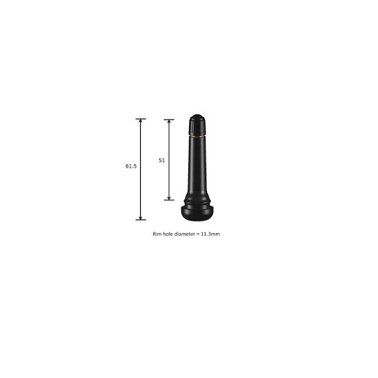 Valve lungi Top Quality TR 418 pentru turisme si autoutilitare, set de 10 bucati