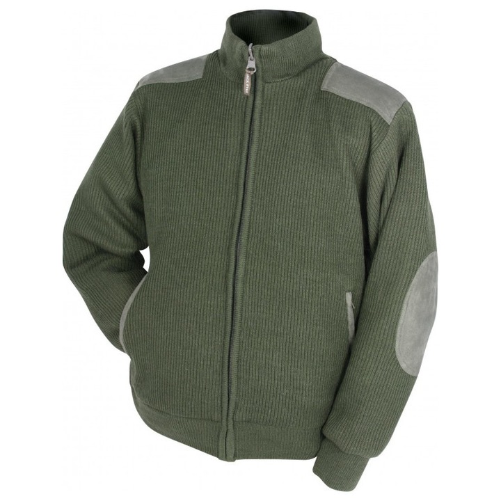 Pulover reversibil cu fermoar Jack Pyke verde