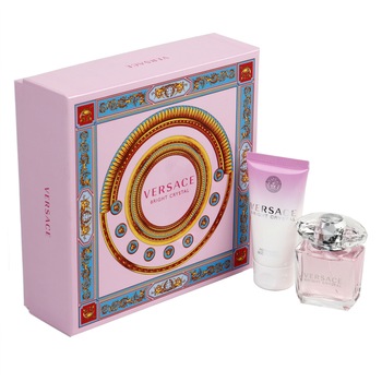 Set Versace, Bright Crystal, Femei: Apa de Toaleta, 30ml + Lotiune de corp, 50 ml Set Versace, Bright Crystal, Femei: Apa de Toaleta, 30ml + Lotiune de corp, 50 ml