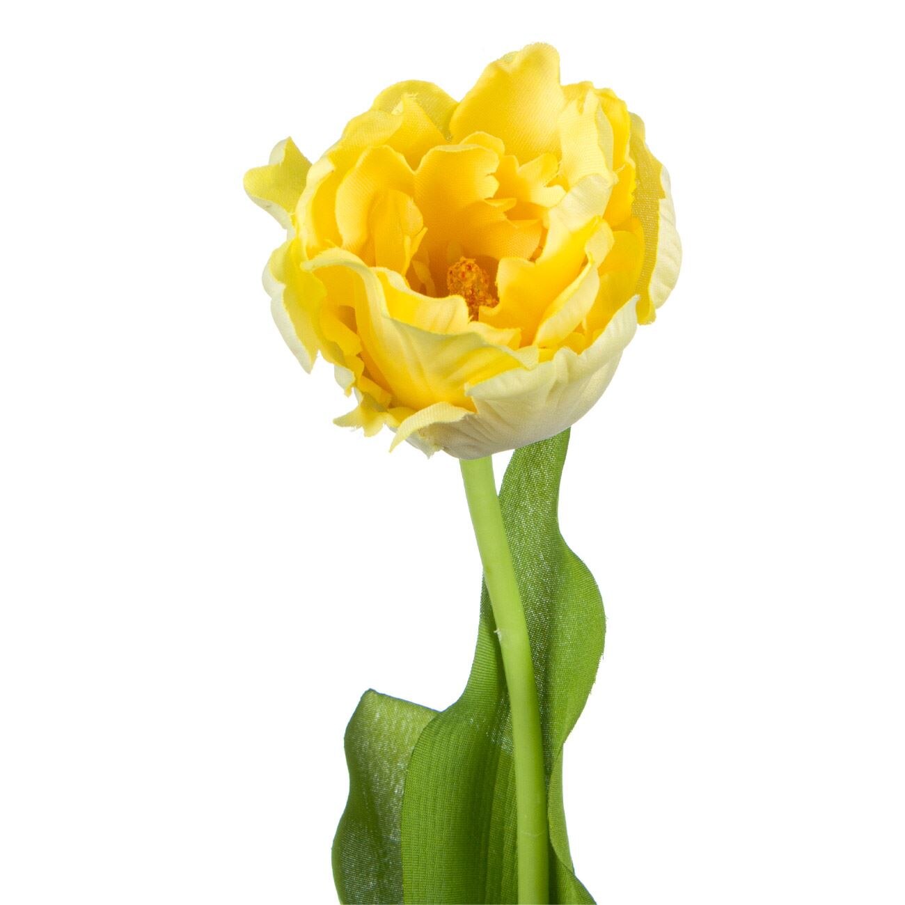 Floare artificiala, Zola®, Lalea galbene, 50 cm