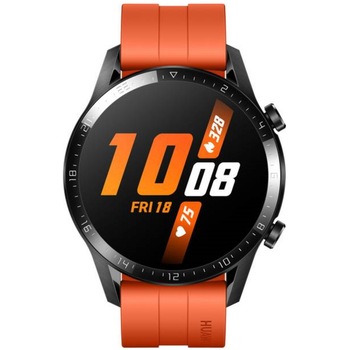 Ceas Smartwatch Huawei Watch GT 2, 46mm, Sport Edition, Fluoroelastomer Strap, Sunset Orange Ceas Smartwatch Huawei Watch GT 2, 46mm, Sport Edition, Fluoroelastomer Strap, Sunset Orange