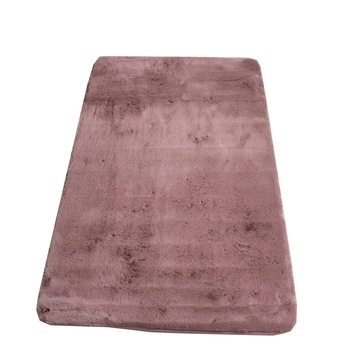 Covor interior Live soft ,80x120 cm, poliester 100 %, dos pvc , inaltime plus 2 cm, gramaj 1600g/mp, model uni, culoare roz prafuit Covor interior Live soft ,80x120 cm, poliester 100 %, dos pvc , inaltime plus 2 cm, gramaj 1600g/mp, model uni, culoare roz prafuit